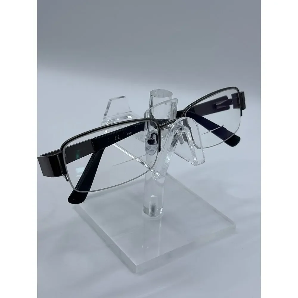 Fila VF9585K Col 09GUN Semi Rimless Eyeglass Frames 52-18-135